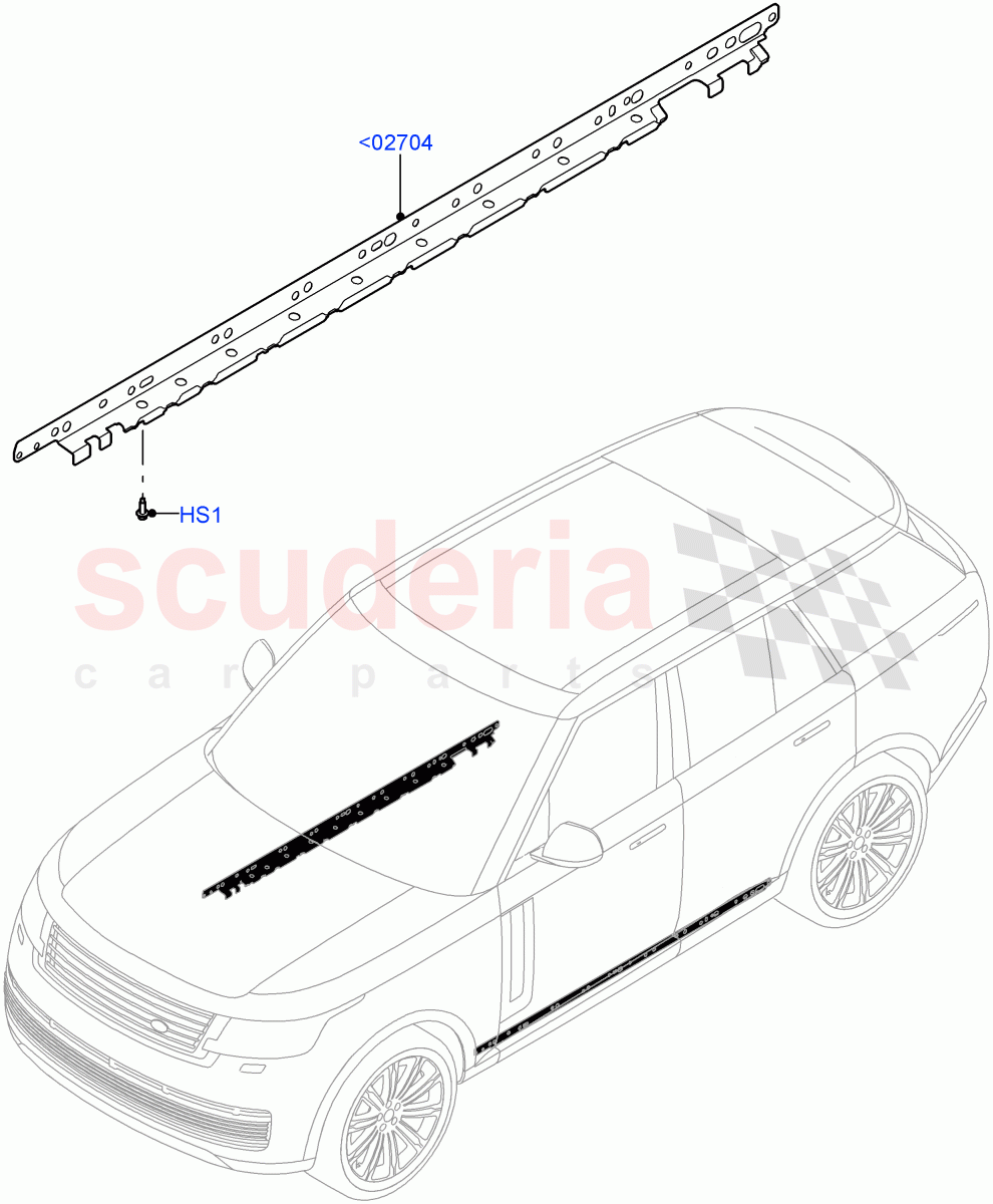 Front Floor - Floor Side(Front Floor, Mid Floor) of Land Rover Land Rover Range Rover (2022+) [4.4 V8 Turbo Petrol NC10]