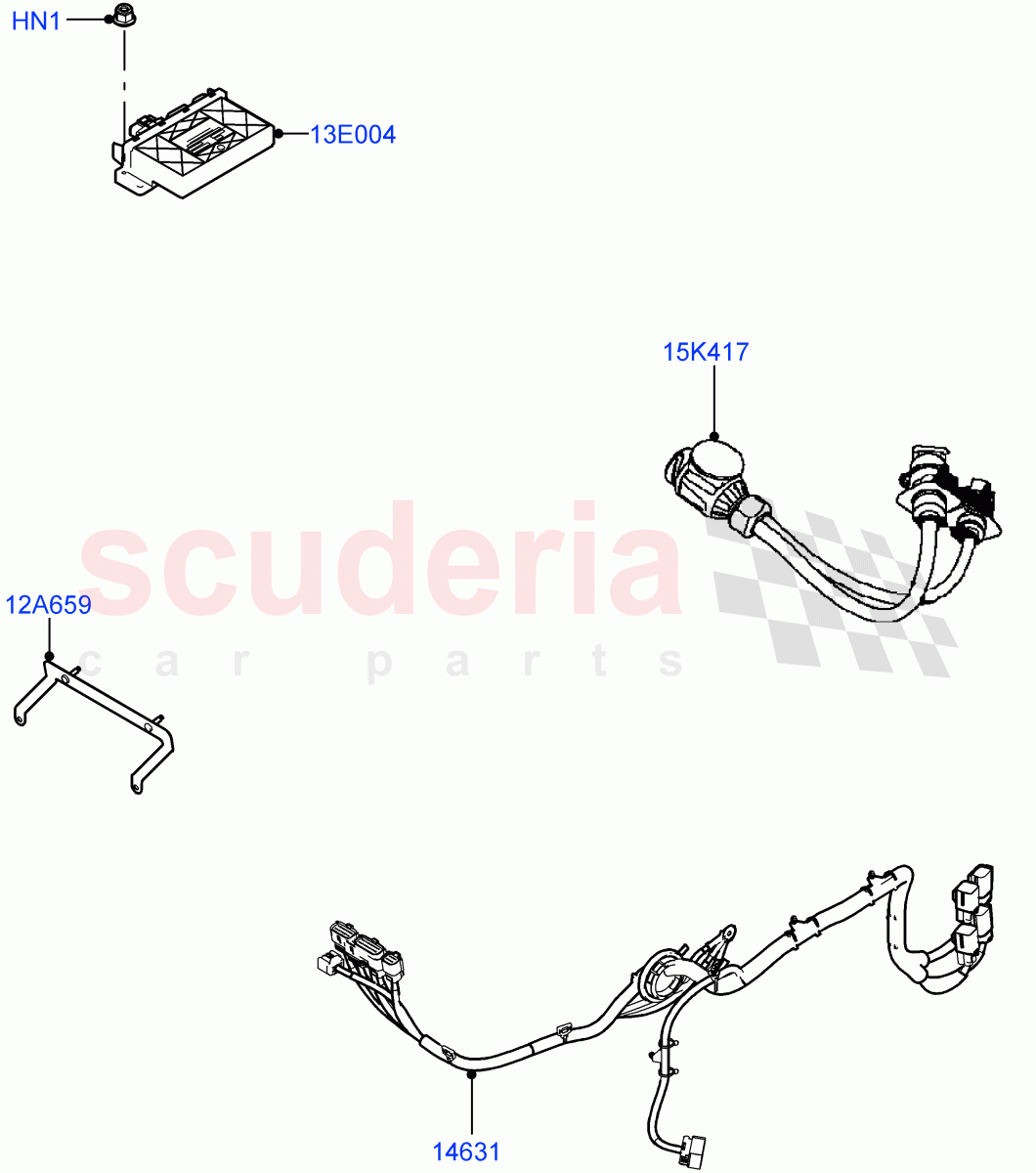 Towing Electrics(Accessory) of Land Rover Land Rover Range Rover (2022+) [3.0 I6 Turbo Petrol AJ20P6]