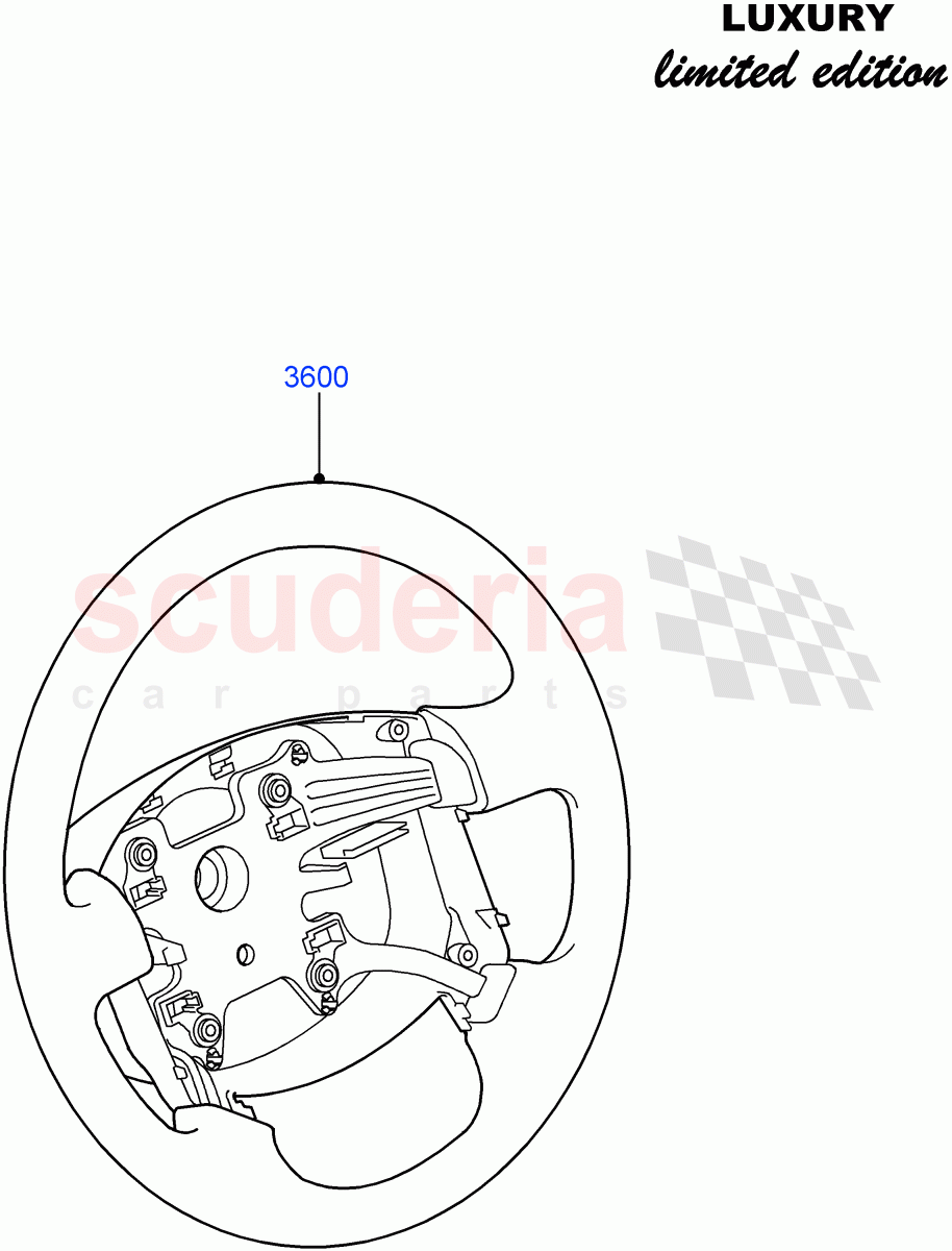 Steering Wheel((V)FROMCA000001) of Land Rover Land Rover Discovery 4 (2010-2016) [3.0 Diesel 24V DOHC TC]