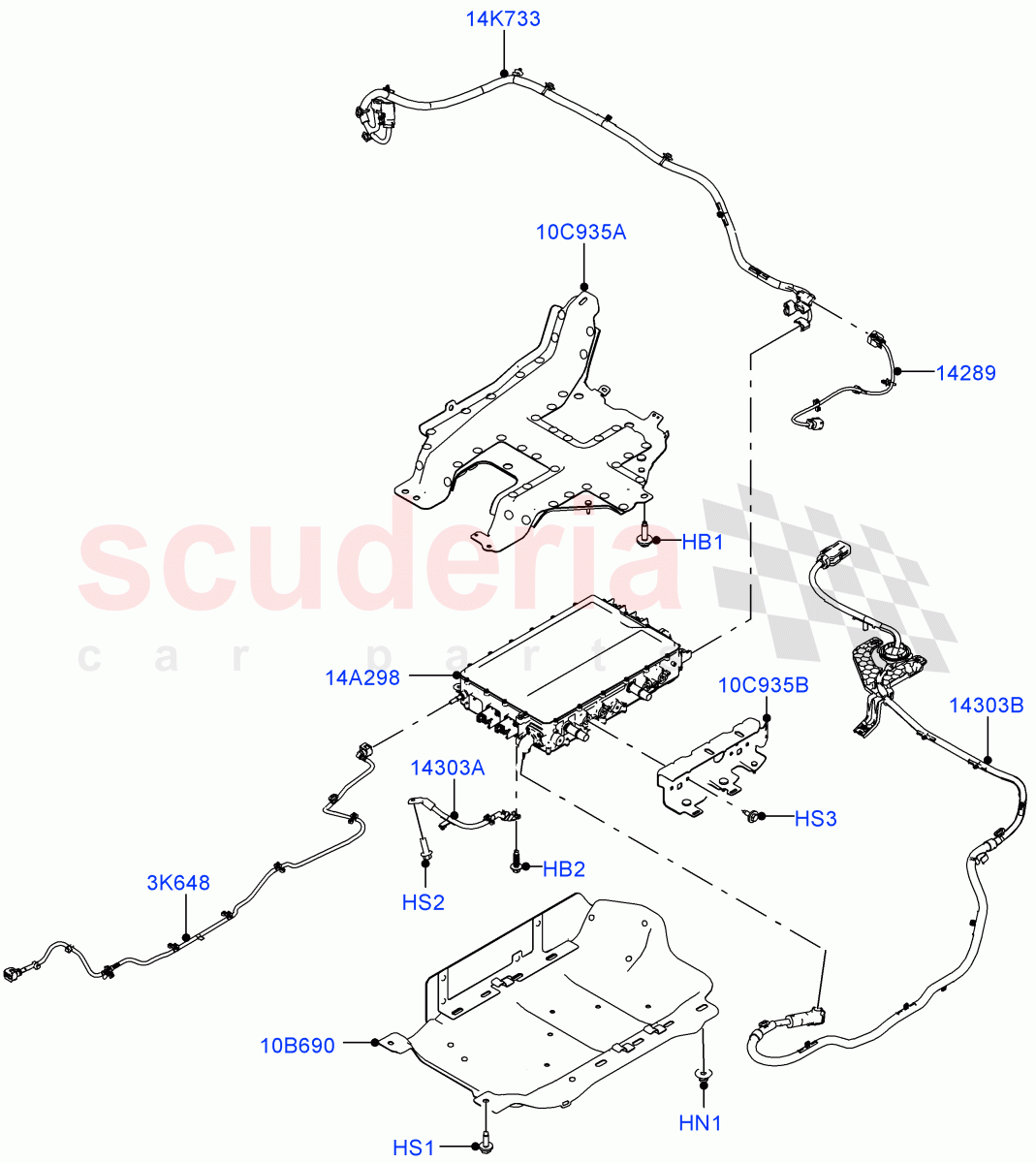 Hybrid Electrical Modules(Onboard Battery Charger And Charge Inlet)(Electric Engine Battery-PHEV)((V)FROMMA000001) of Land Rover Land Rover Range Rover Velar (2017+) [3.0 I6 Turbo Petrol AJ20P6]