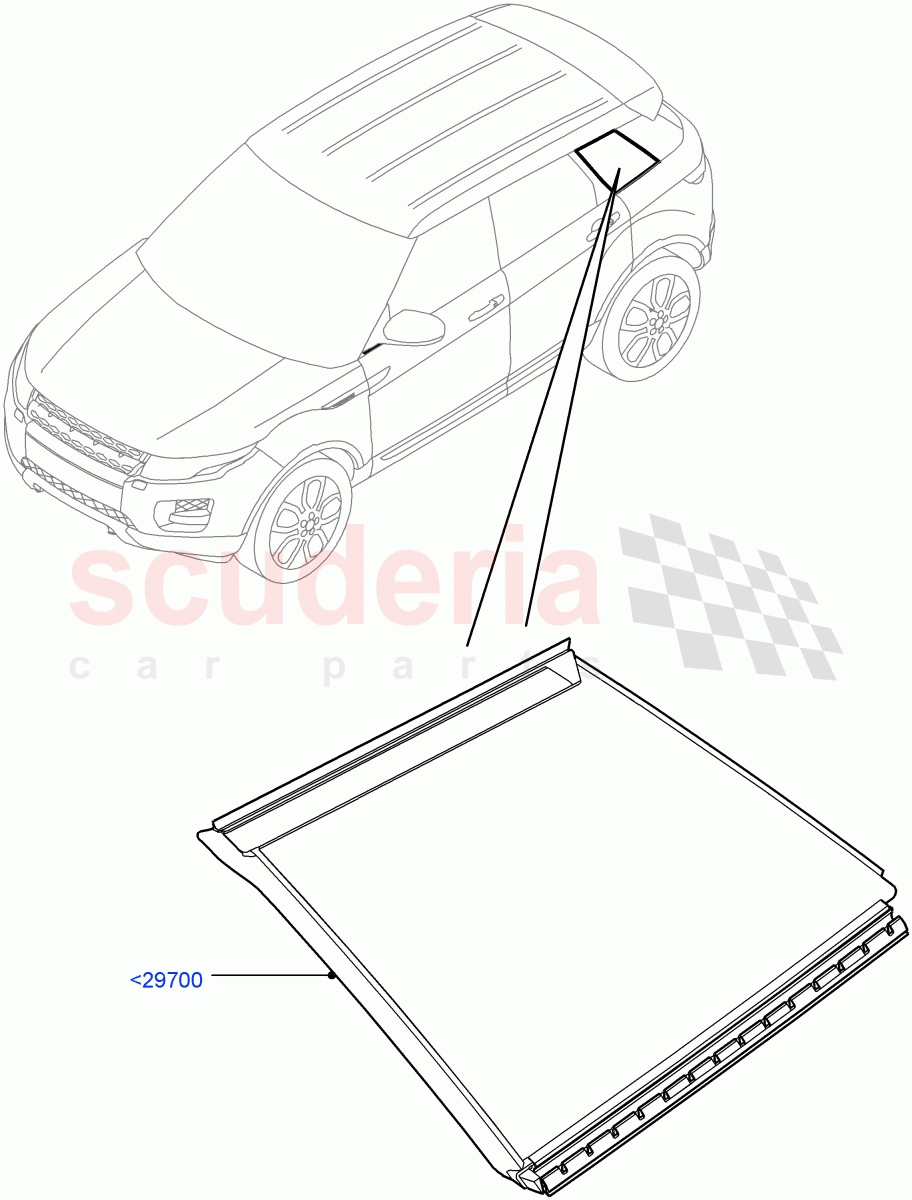 Quarter Windows(Itatiaia (Brazil))((V)FROMGT000001) of Land Rover Land Rover Range Rover Evoque (2012-2018) [2.0 Turbo Diesel]