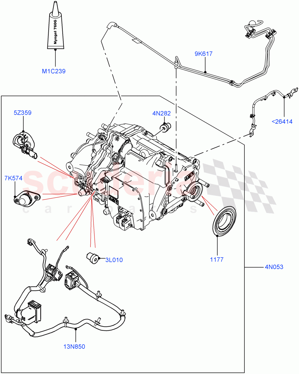 Rear Electric Drive Unit(Main Unit)(1.5L AJ20P3 Petrol High PHEV,Changsu (China),All Wheel Drive)((V)FROMKG446857) of Land Rover Land Rover Discovery Sport (2015+) [2.0 Turbo Diesel AJ21D4]