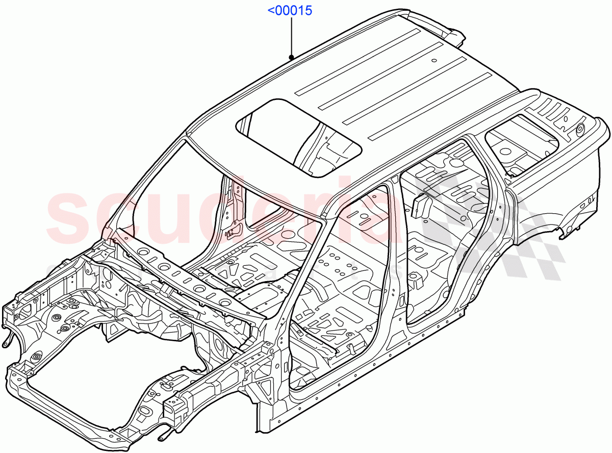 Bodyshell((V)FROMAA000001) of Land Rover Land Rover Range Rover Sport (2010-2013) [5.0 OHC SGDI NA V8 Petrol]