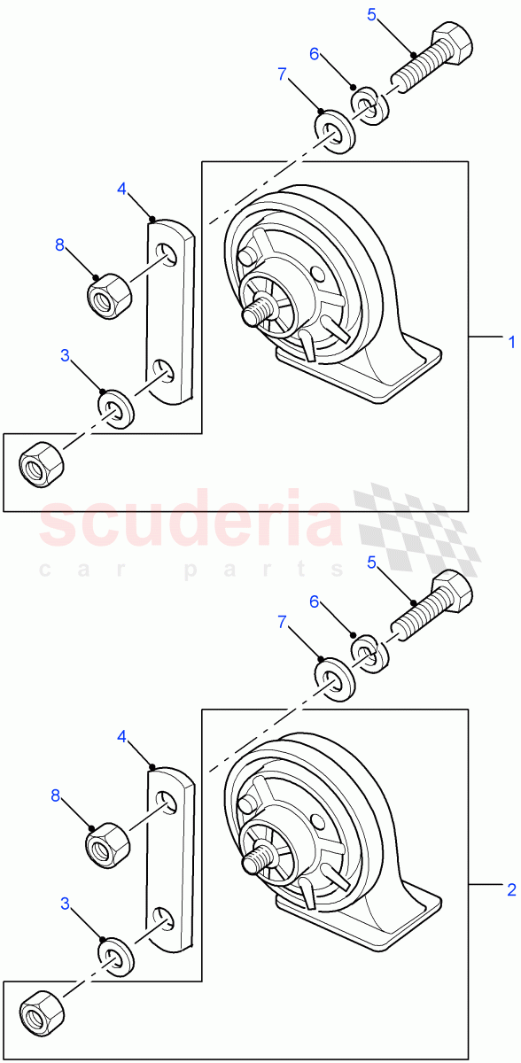 Horn (With Manual Air Conditioning) ((V) FROM7A000001) of Land Rover Land Rover Defender (2007-2016)