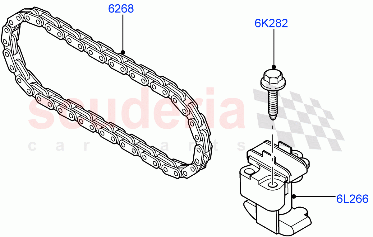 Timing Gear (2.2L CR DI 16V Diesel, 2.2L DOHC EFI TC DW12) of Land Rover Land Rover Discovery Sport (2015+) [2.2 Single Turbo Diesel]