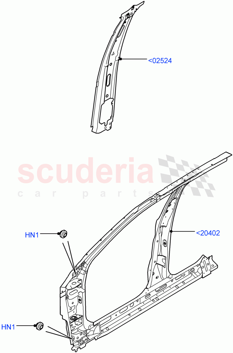 Side Panels - Inner(Front)(5 Door,Halewood (UK),3 Door) of Land Rover Land Rover Range Rover Evoque (2012-2018) [2.0 Turbo Diesel]