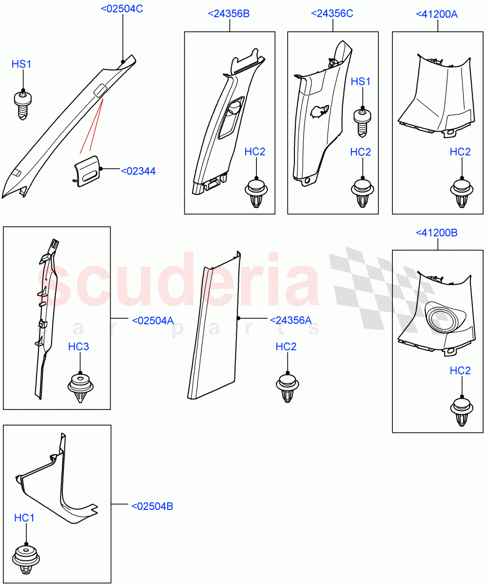 Side Trim(Front And Rear)((V)FROMAA000001) of Land Rover Land Rover Discovery 4 (2010-2016) [3.0 DOHC GDI SC V6 Petrol]