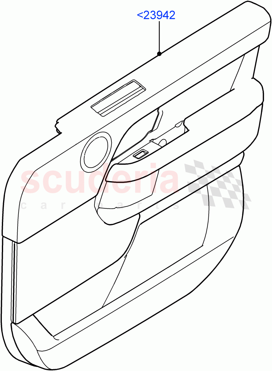 Front Door Trim Panels((V)FROMJA000001) of Land Rover Land Rover Range Rover (2012-2021) [2.0 Turbo Petrol AJ200P]