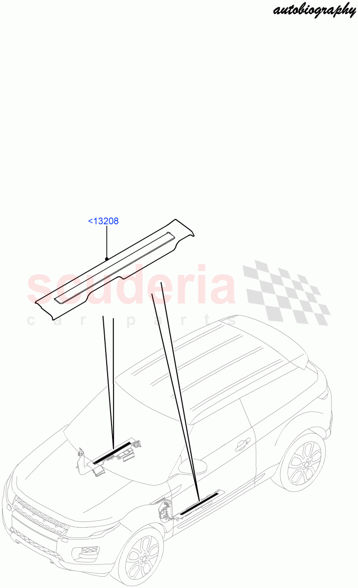 Side Trim(Sill)(3 Door,Halewood (UK),Autobiography Pack)((V)FROMFH000001) of Land Rover Land Rover Range Rover Evoque (2012-2018) [2.0 Turbo Petrol GTDI]