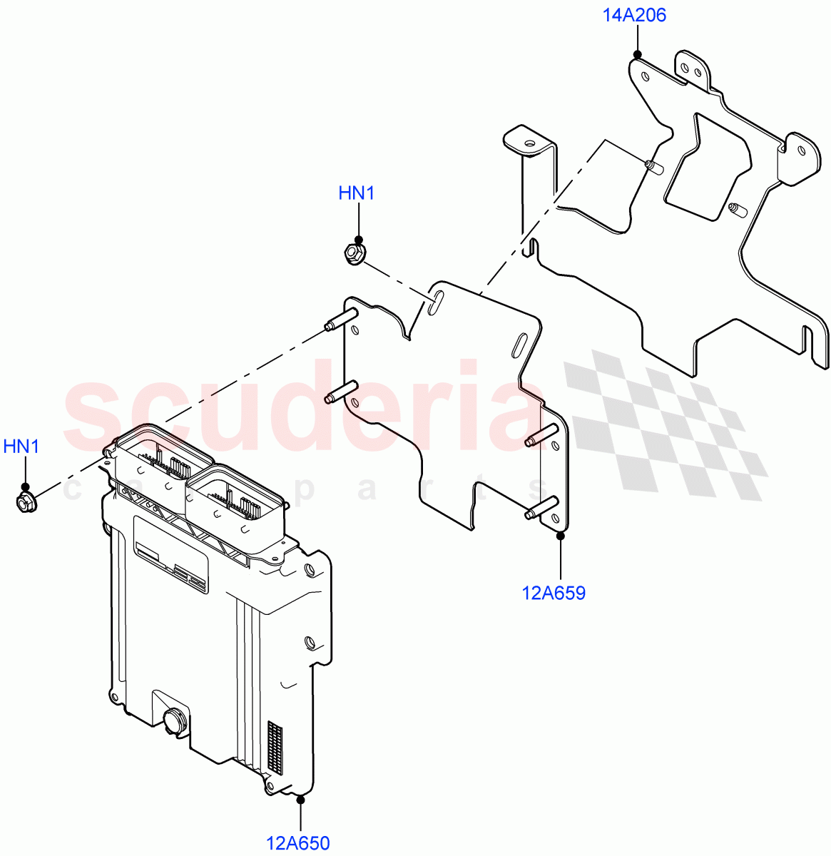 Engine Modules And Sensors(LHD)(2.0L AJ200P Hi PHEV,2.0L I4 Mid DOHC AJ200 Petrol)((V)FROMMA000001) of Land Rover Land Rover Range Rover Velar (2017+) [2.0 Turbo Petrol AJ200P]