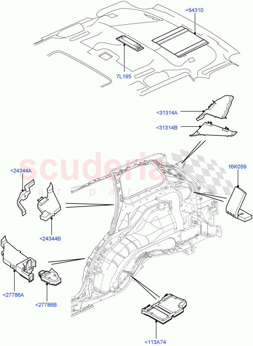 Insulators - Rear((V)FROMAA000001) of Land Rover Land Rover Range Rover Sport (2010-2013) [5.0 OHC SGDI SC V8 Petrol]