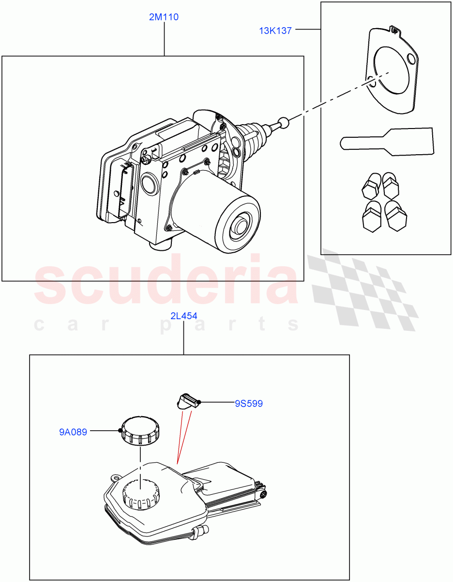 Brake And ABS Pump (Changsu (China)) ((V) FROMMG575835) of Land Rover Land Rover Range Rover Evoque (2019+) [2.0 Turbo Diesel]