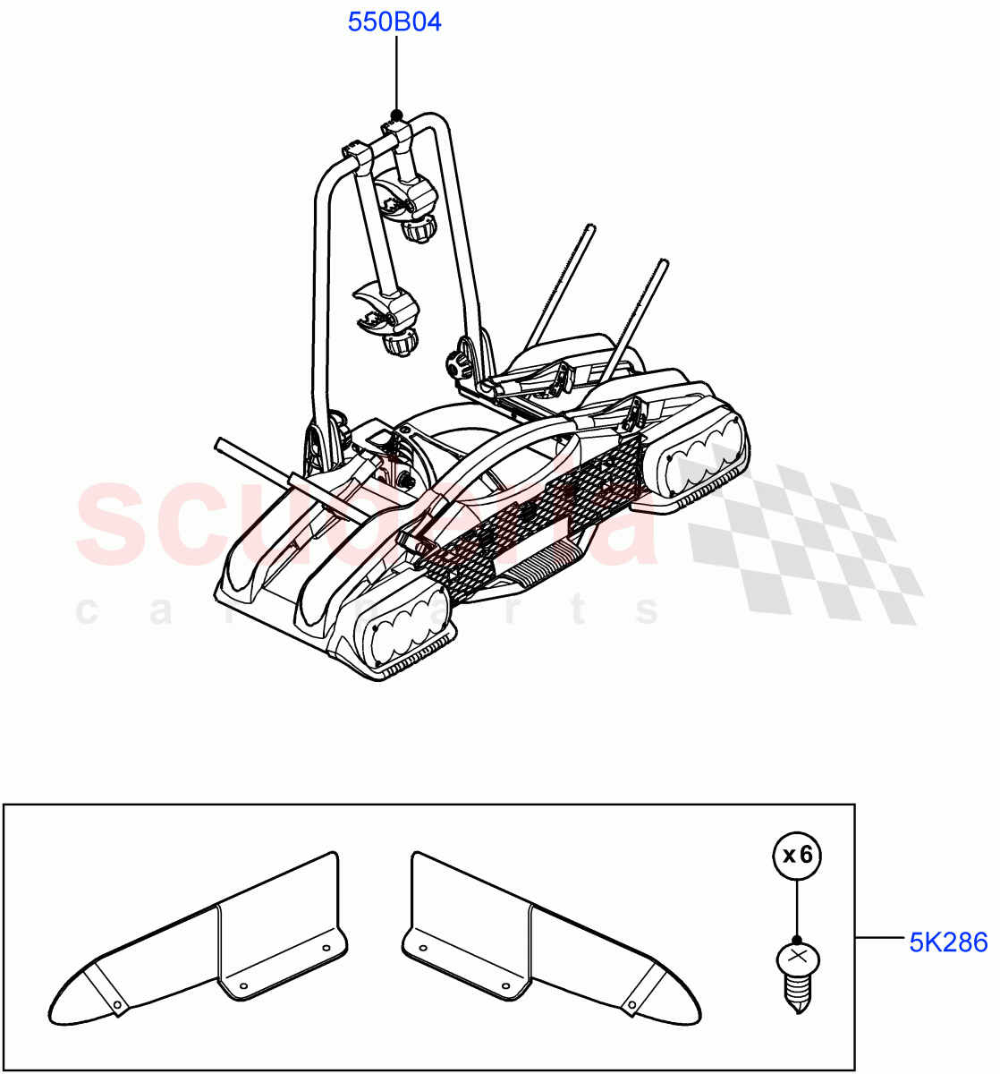 Carriers & Boxes (Accessory, Bike Carriers) of Land Rover Land Rover Range Rover (2012-2021) [3.0 DOHC GDI SC V6 Petrol]