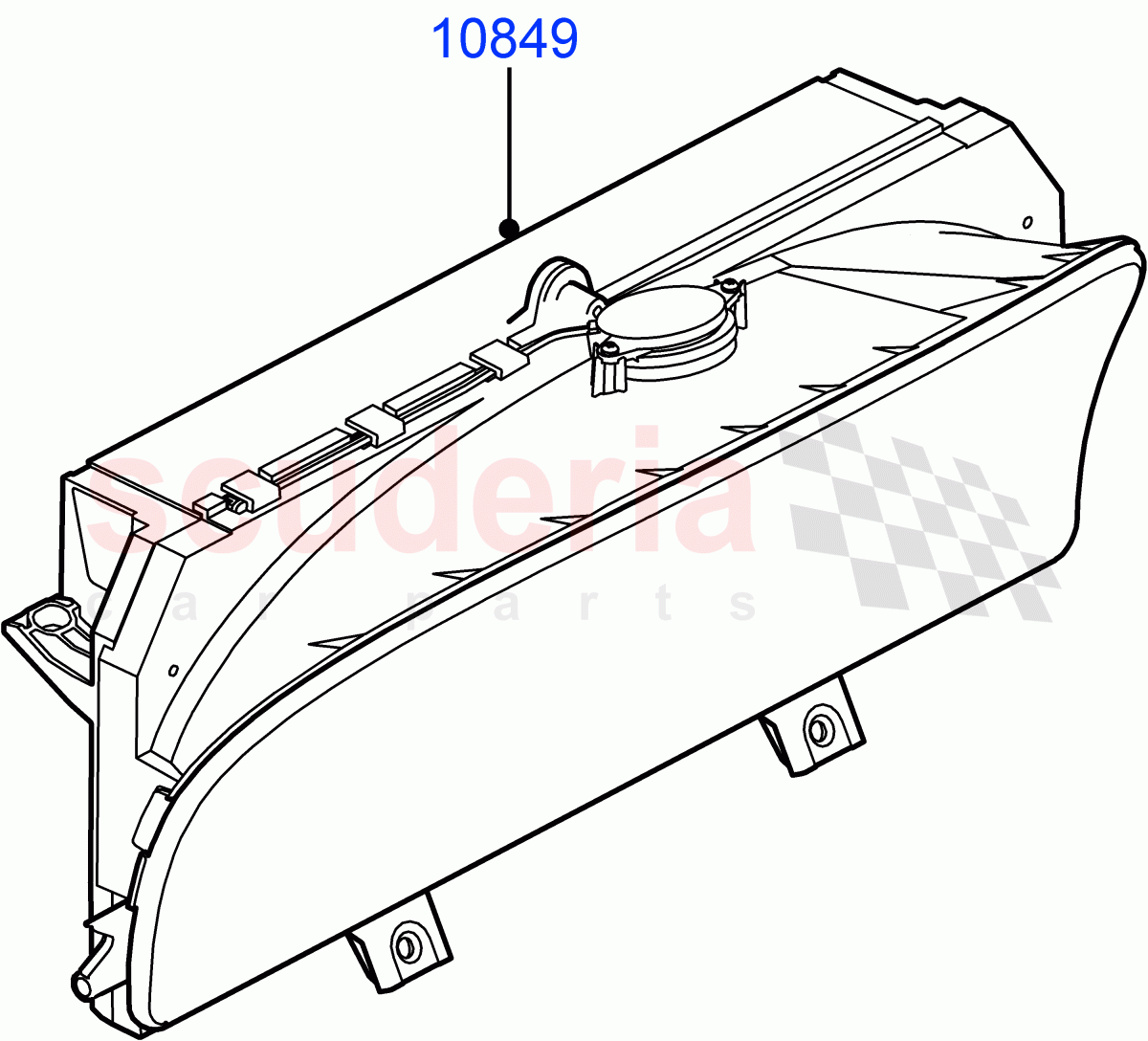 Instrument Cluster((V)FROMAA000001) of Land Rover Land Rover Range Rover (2010-2012) [5.0 OHC SGDI SC V8 Petrol]