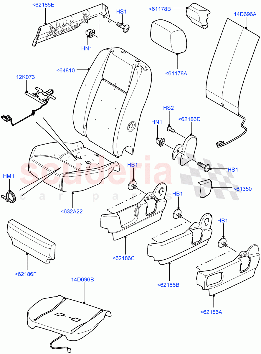 Front Seat Pads/Valances & Heating((V)FROMAA000001) of Land Rover Land Rover Discovery 4 (2010-2016) [3.0 DOHC GDI SC V6 Petrol]