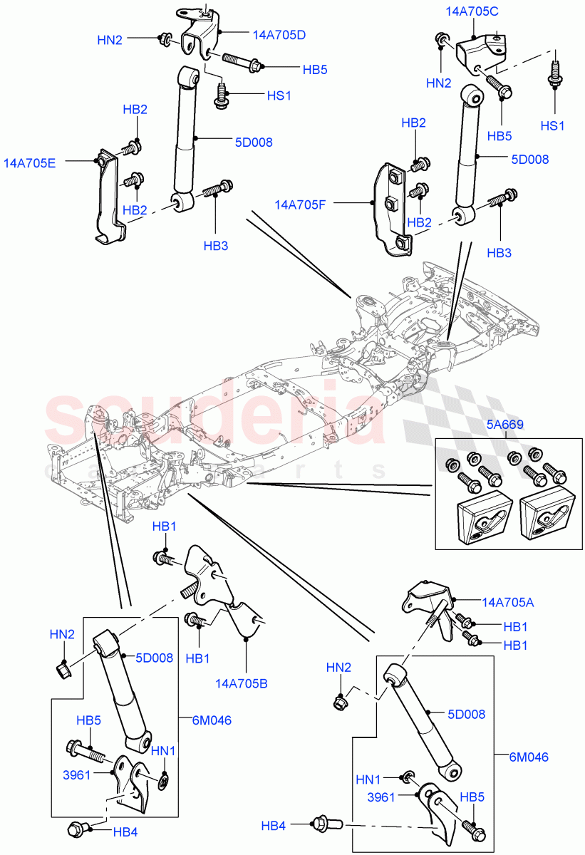 Chassis Frame (Damper) ((V) FROMAA000001) of Land Rover Land Rover Range Rover Sport (2010-2013) [5.0 OHC SGDI NA V8 Petrol]