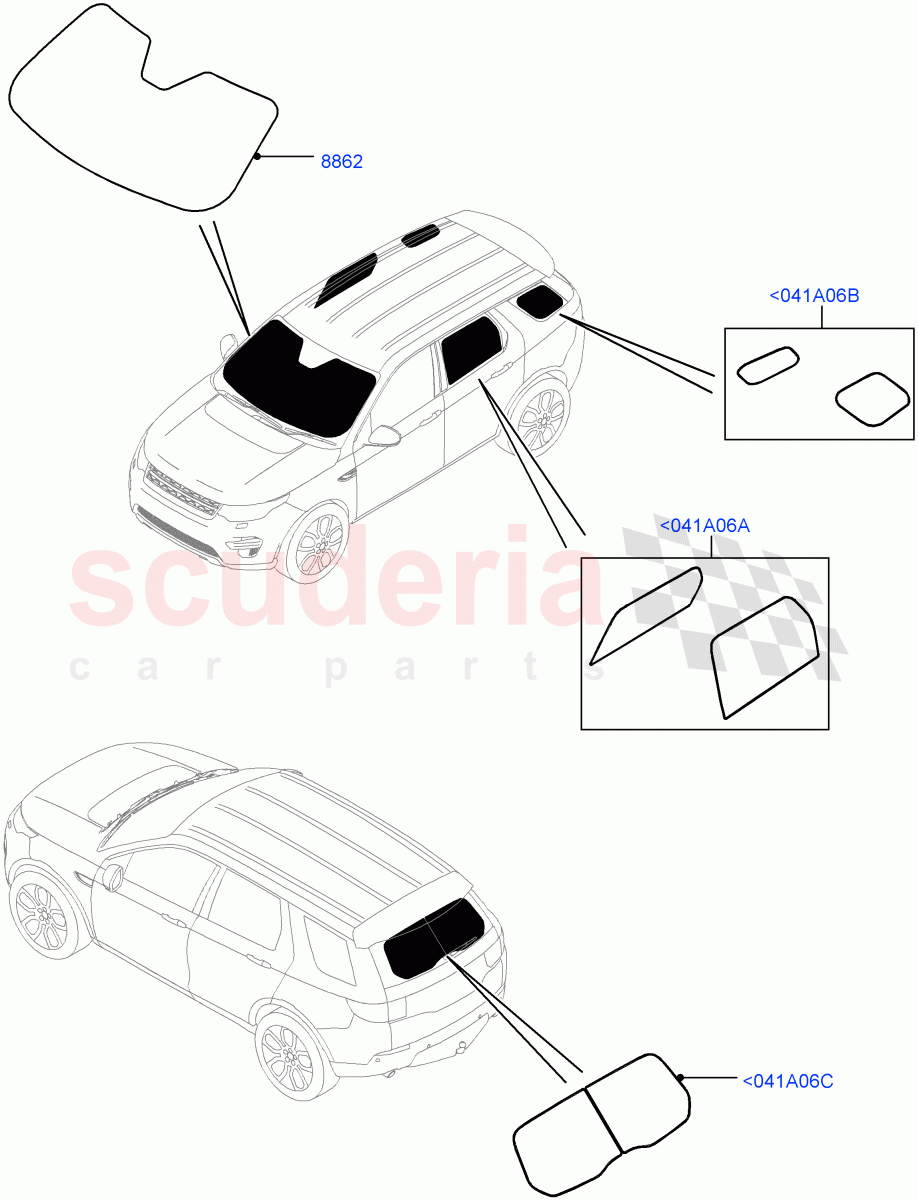 Touring Accessories(Halewood (UK),Itatiaia (Brazil)) of Land Rover Land Rover Discovery Sport (2015+) [2.0 Turbo Petrol GTDI]