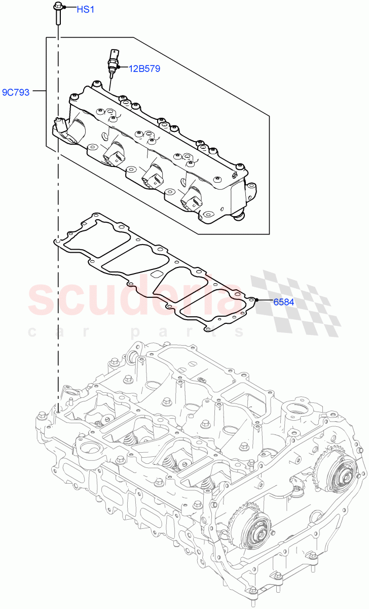 Variable Valve Lift Unit(2.0L I4 High DOHC AJ200 Petrol,Changsu (China),2.0L I4 Mid DOHC AJ200 Petrol) of Land Rover Land Rover Range Rover Evoque (2012-2018) [2.0 Turbo Petrol AJ200P]