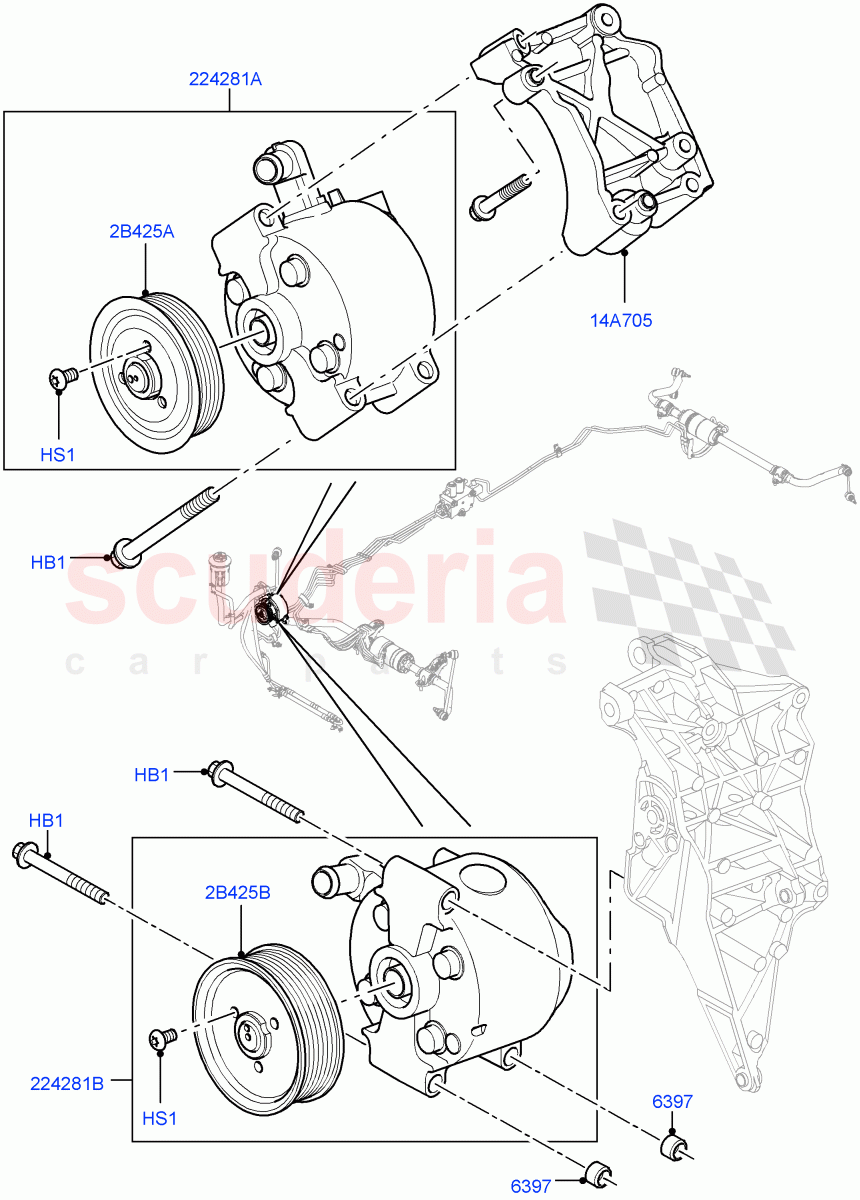 Active Anti-Roll Bar System(ARC Pump)((V)TO9A999999) of Land Rover Land Rover Range Rover Sport (2005-2009) [4.4 AJ Petrol V8]