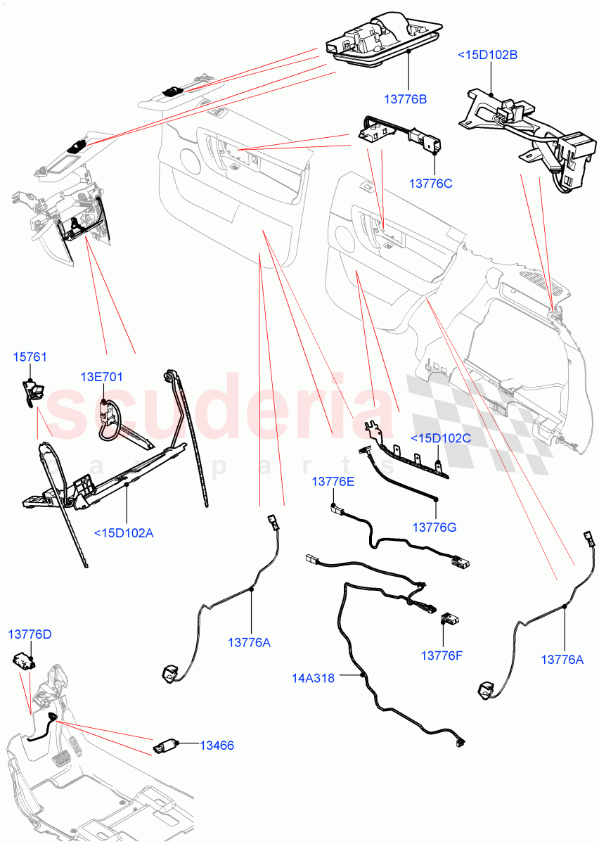 Interior Lamps(Changsu (China))((V)FROMKG446857) of Land Rover Land Rover Discovery Sport (2015+) [2.0 Turbo Petrol GTDI]