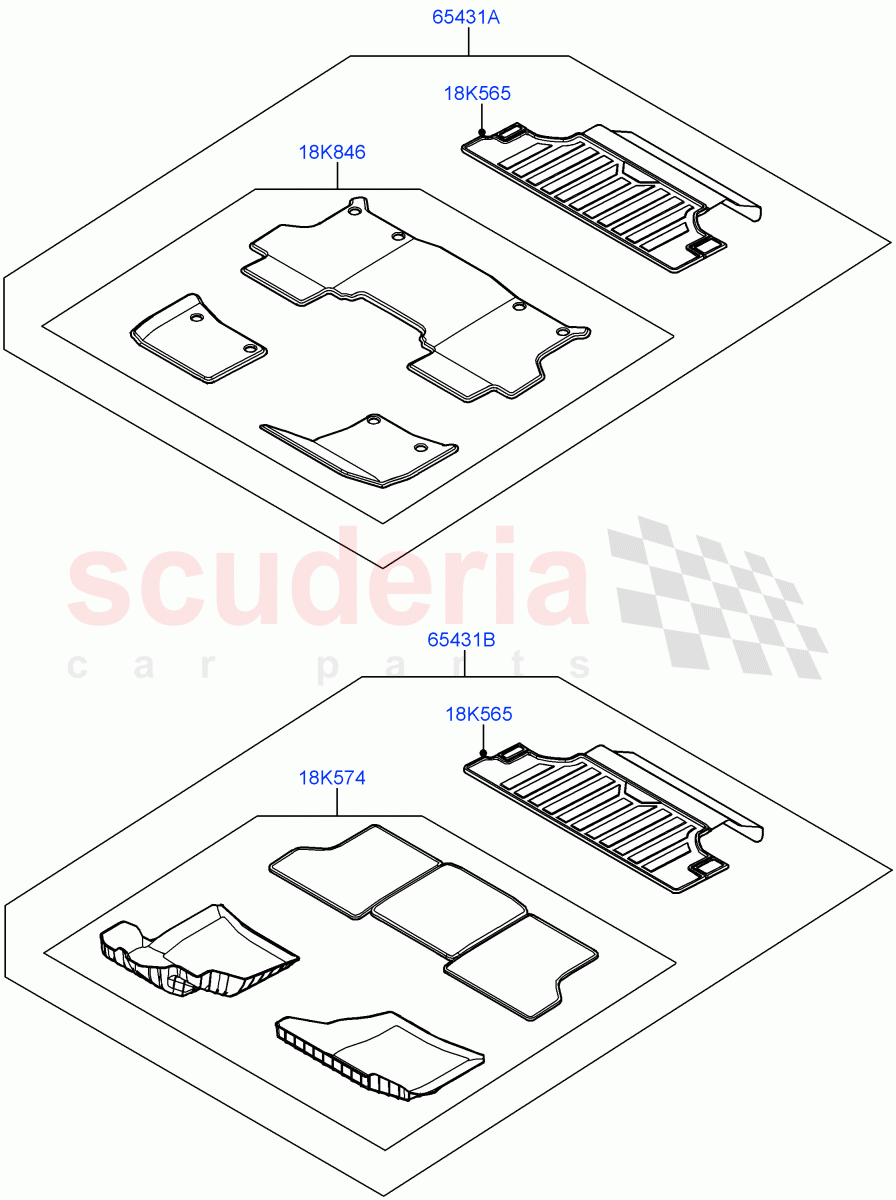 Accessory Pack(Interior Protection Pack, Short Wheelbase) of Land Rover Land Rover Defender (2020+) [2.0 Turbo Diesel]