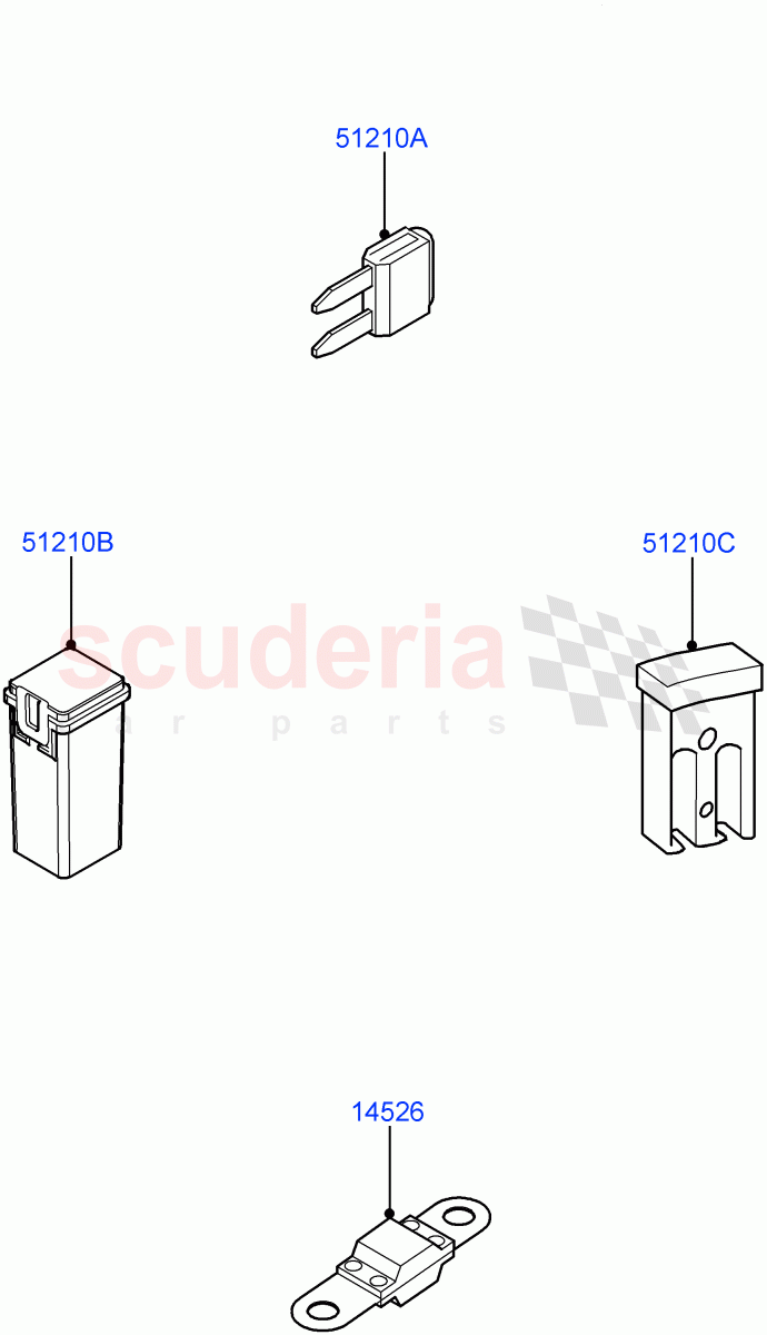 Fuses, Holders And Circuit Breakers of Land Rover Land Rover Defender (2020+) [2.0 Turbo Petrol AJ200P]