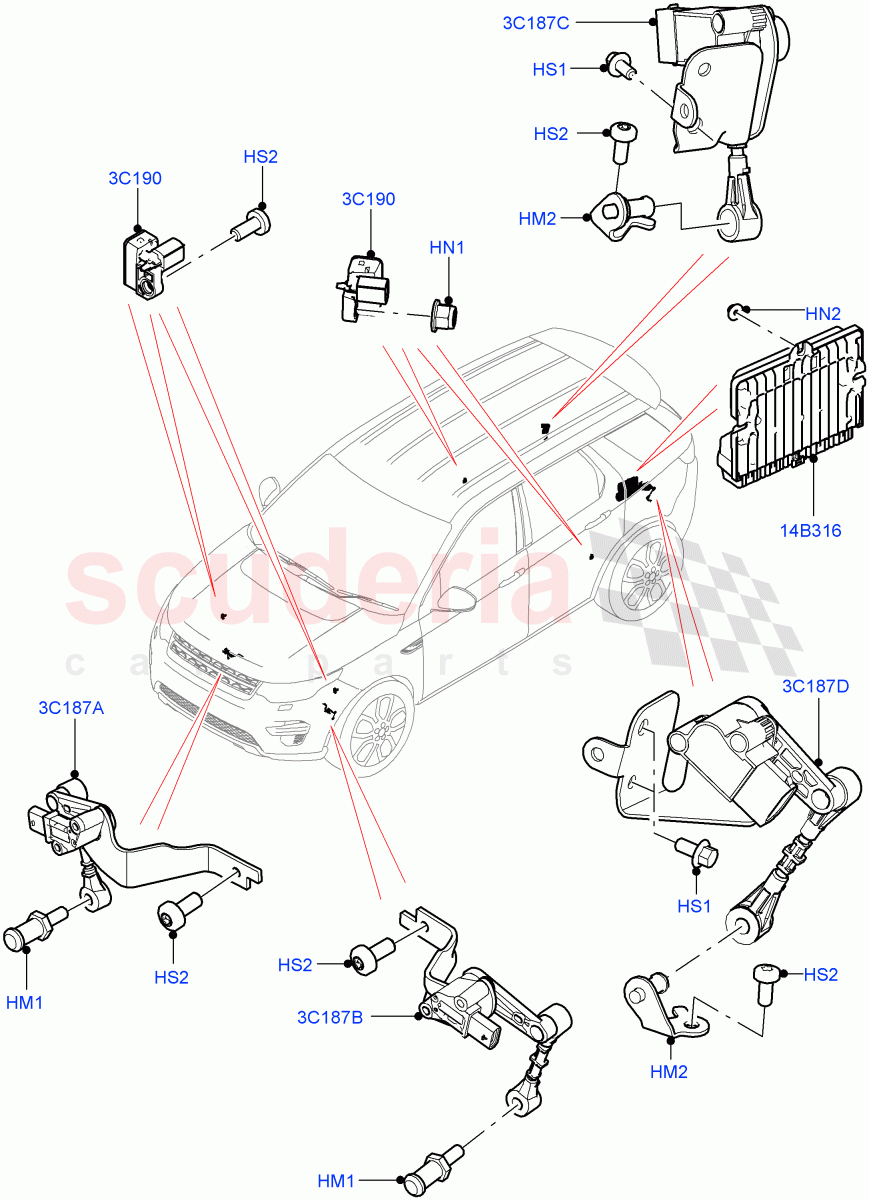 Electronic Damper Control (Changsu (China)) ((V) FROMKG446857) of Land Rover Land Rover Discovery Sport (2015+) [2.0 Turbo Diesel]