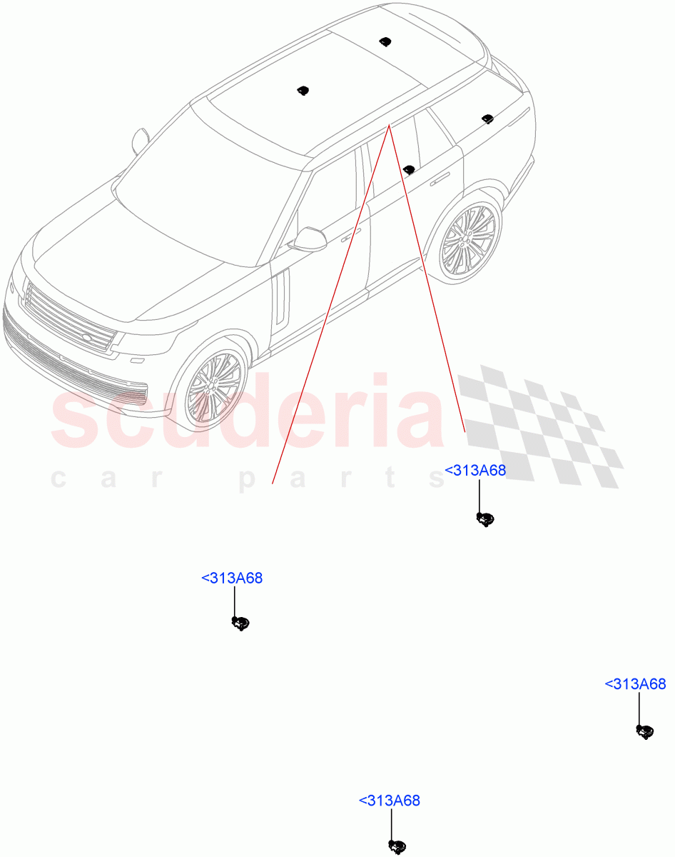 Load Compartment Trim(Floor, Cargo Retention) of Land Rover Land Rover Range Rover (2022+) [3.0 I6 Turbo Diesel AJ20D6]