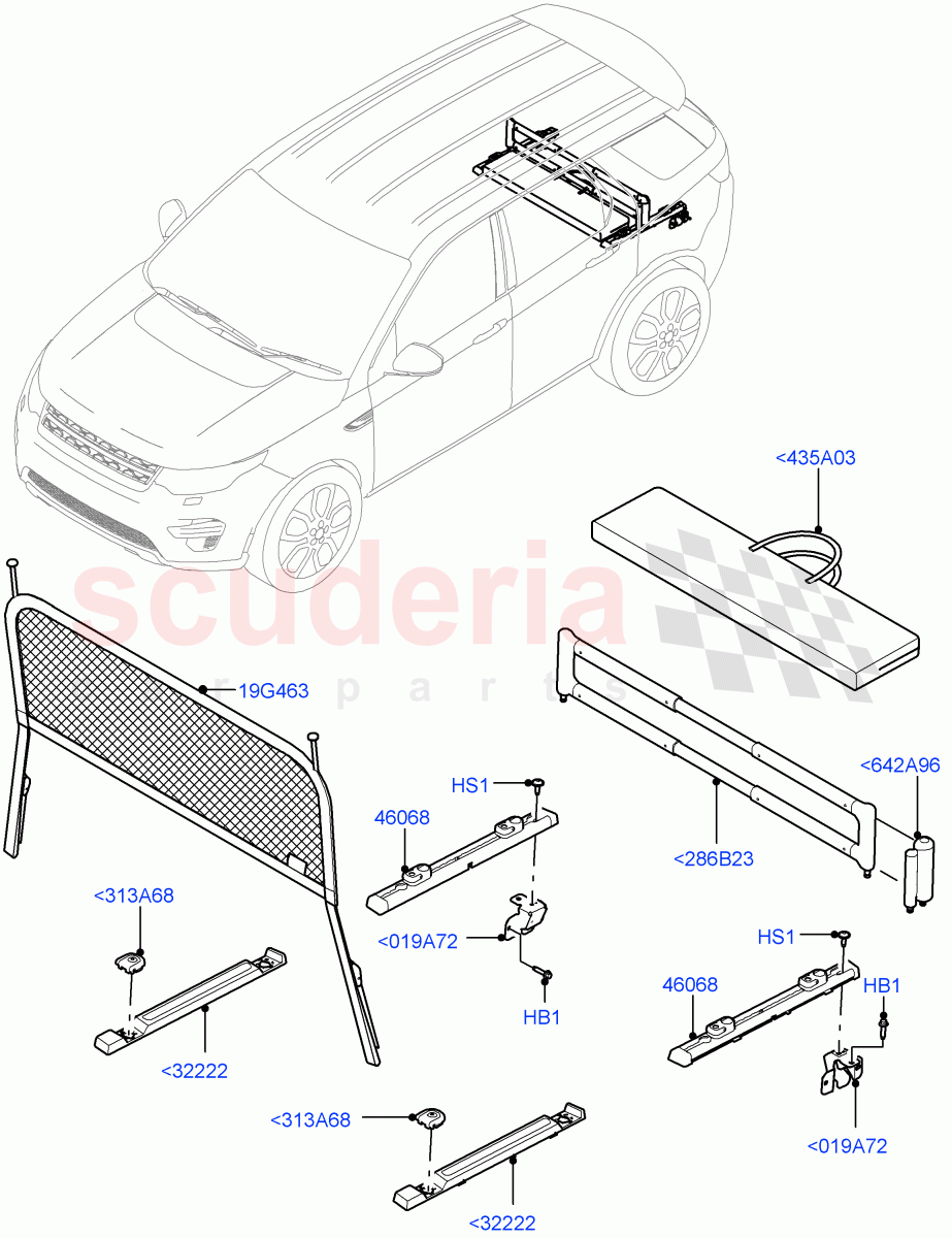 Load Compartment Trim(Floor)(Halewood (UK)) of Land Rover Land Rover Discovery Sport (2015+) [2.0 Turbo Diesel]