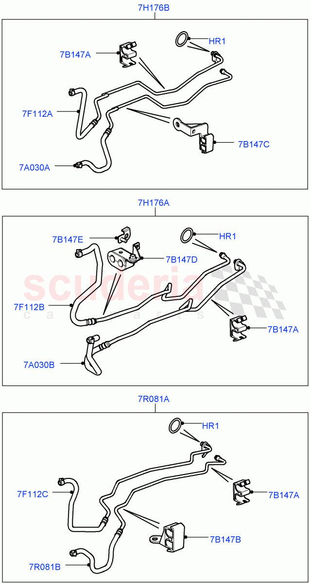 Transmission Cooling Systems(6 Speed Auto ZF 6HP26 Steptronic)((V)TO9A999999) of Land Rover Land Rover Range Rover Sport (2005-2009) [4.4 AJ Petrol V8]