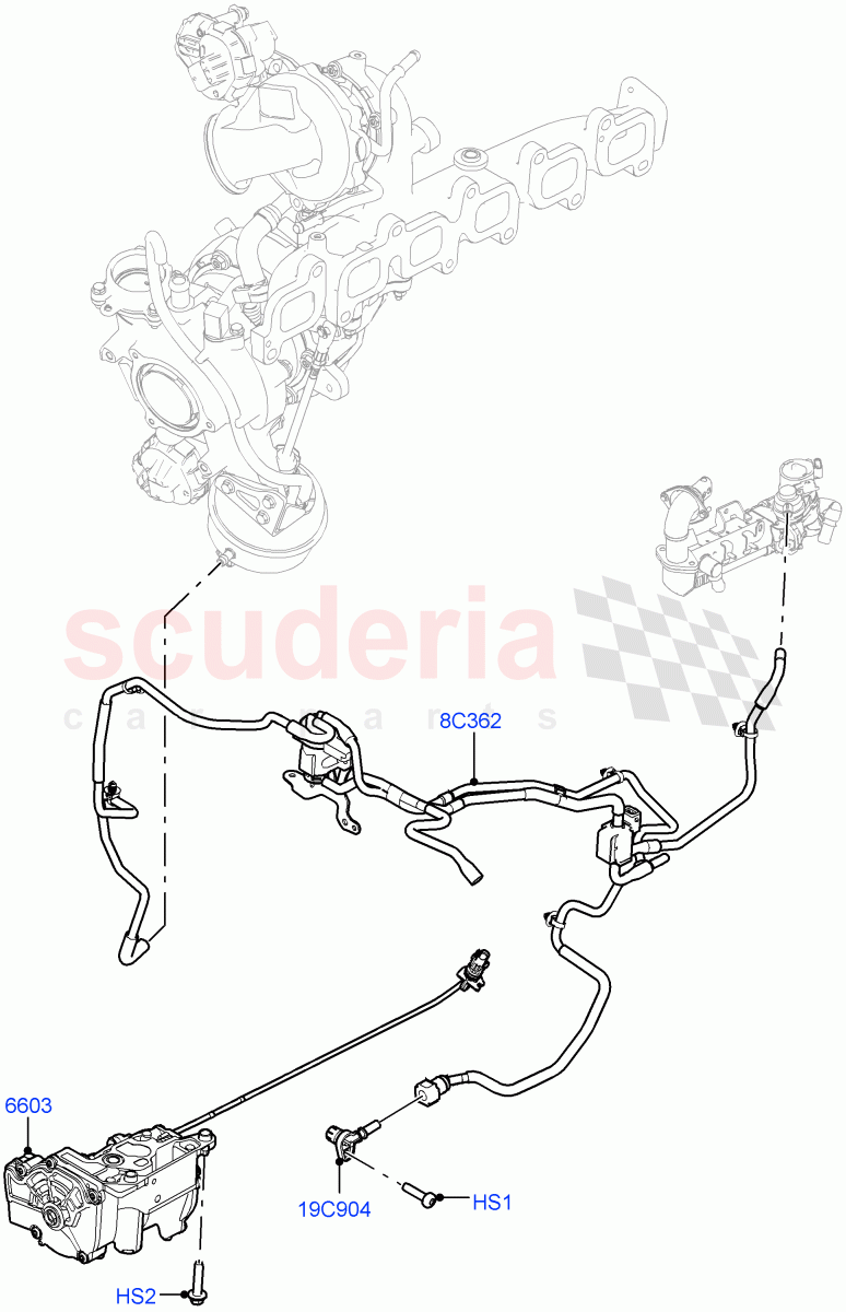 Vacuum Control And Air Injection(3.0L AJ20D6 Diesel High) of Land Rover Land Rover Range Rover (2022+) [3.0 I6 Turbo Diesel AJ20D6]