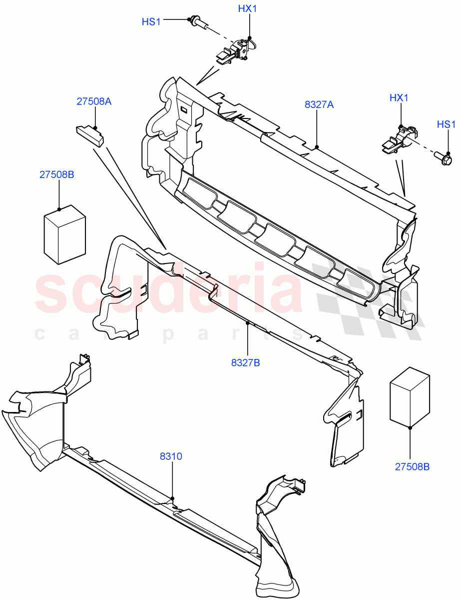 Air Deflectors(Itatiaia (Brazil))((V)FROMGT000001) of Land Rover Land Rover Range Rover Evoque (2012-2018) [2.0 Turbo Diesel]