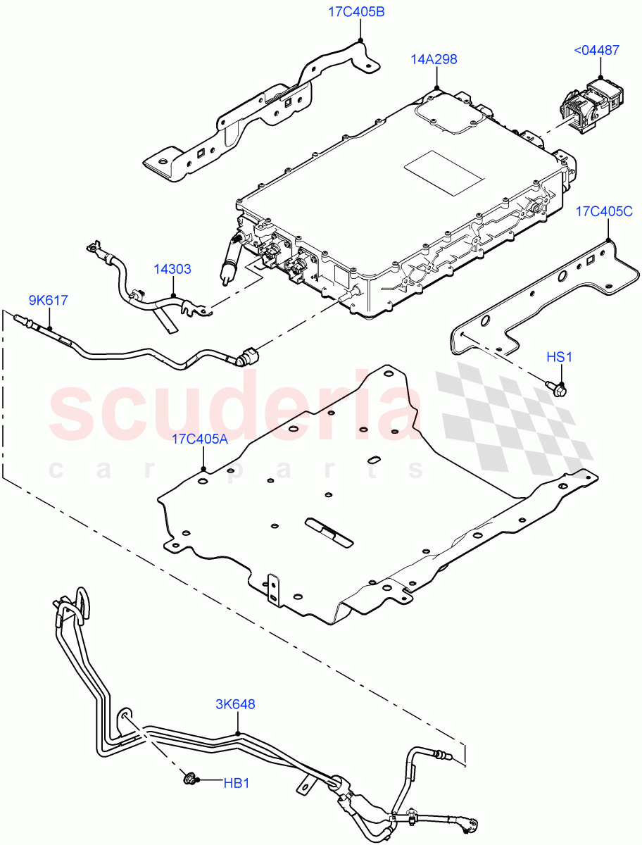 Hybrid Electrical Modules(Onboard Battery Charger And Charge Inlet)(Electric Engine Battery-PHEV)((V)FROMLH000001) of Land Rover Land Rover Range Rover Evoque (2019+) [2.0 Turbo Diesel]