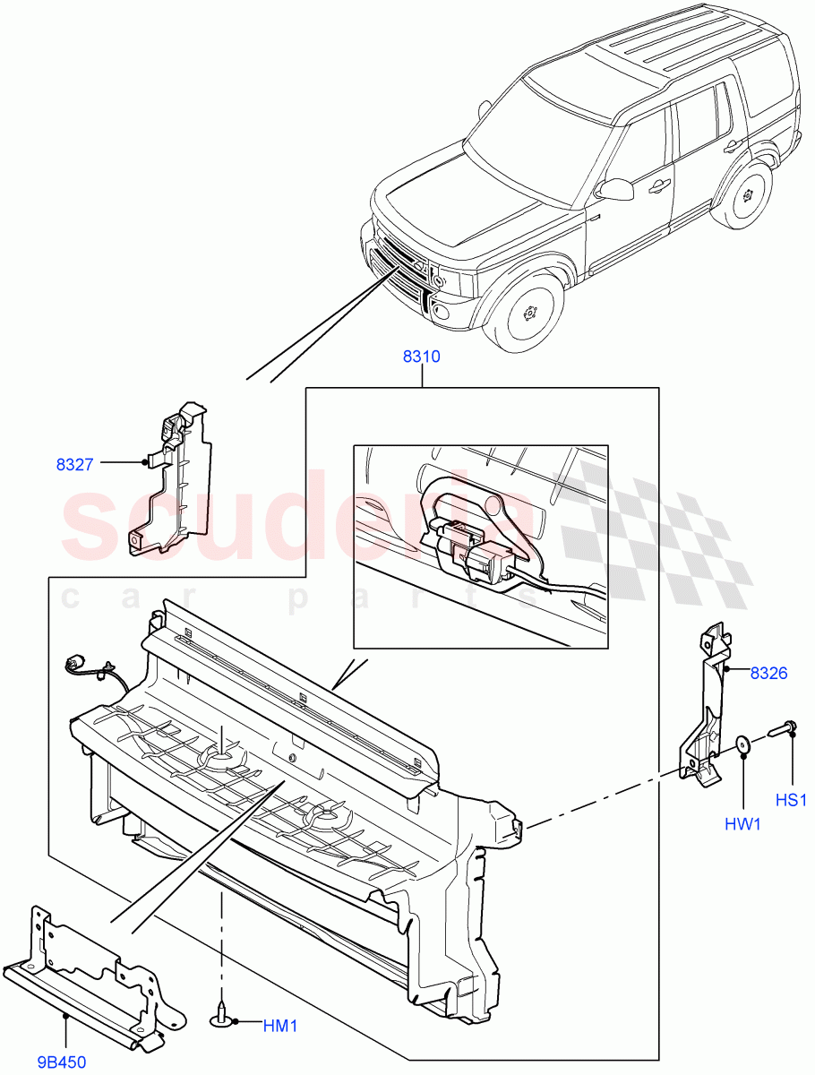 Air Deflectors ((V) FROMAA000001) of Land Rover Land Rover Discovery 4 (2010-2016) [4.0 Petrol V6]