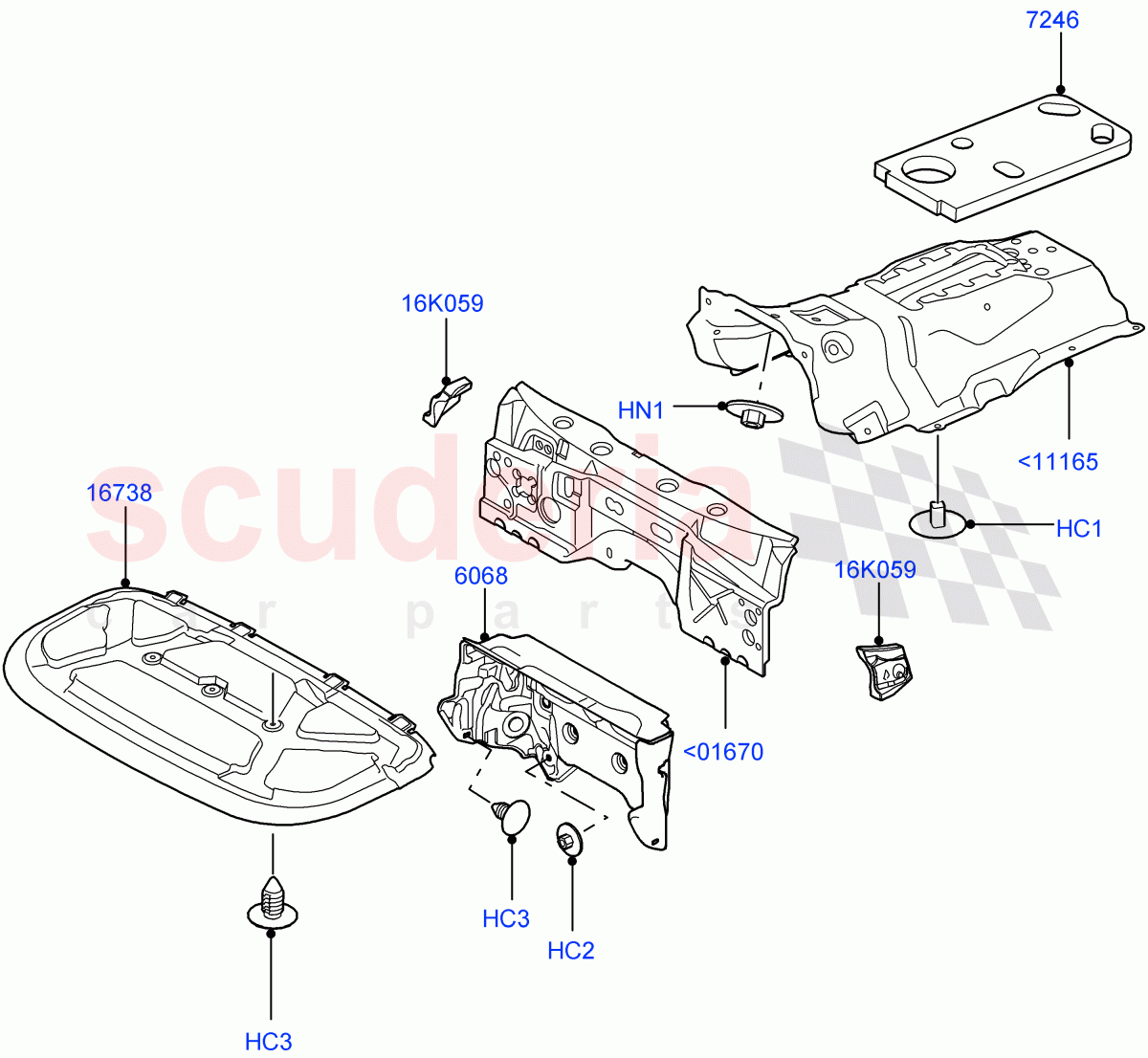 Insulators - Front((V)FROMAA000001) of Land Rover Land Rover Range Rover Sport (2010-2013) [5.0 OHC SGDI SC V8 Petrol]