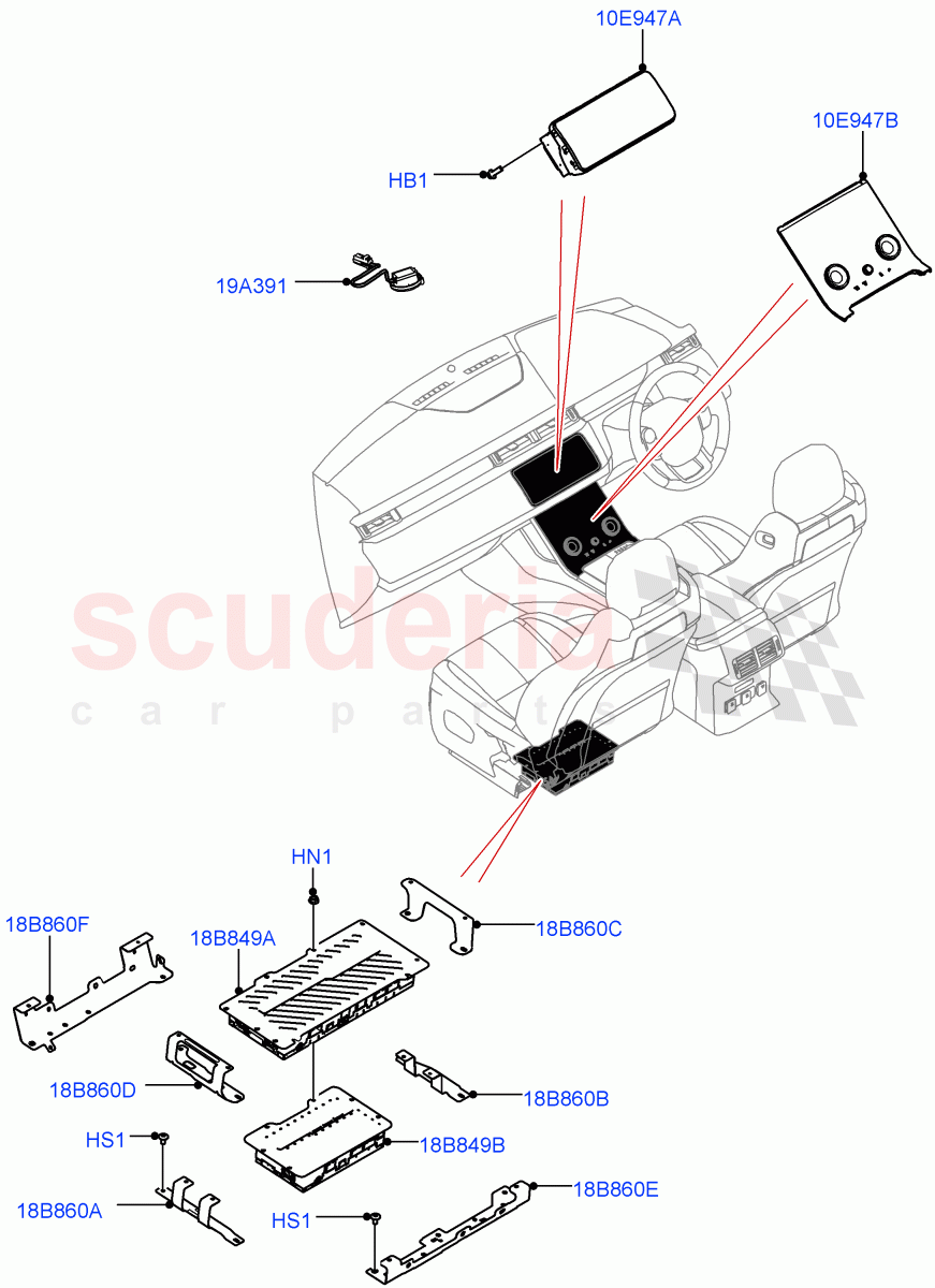 Audio Equipment - Original Fit((V)TOLA999999) of Land Rover Land Rover Range Rover Velar (2017+) [2.0 Turbo Diesel]