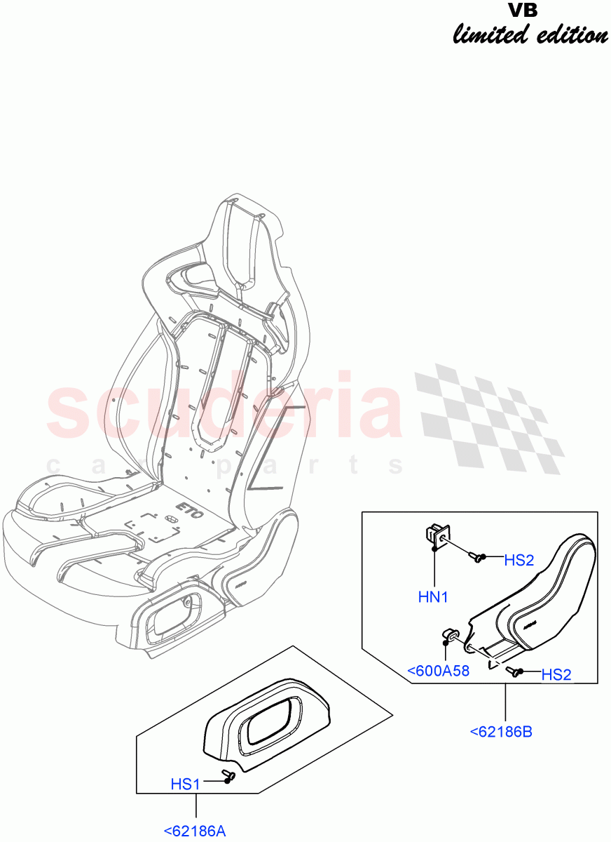 Front Seat Pads/Valances & Heating(Victoria Beckham Limited Edition,Halewood (UK)) of Land Rover Land Rover Range Rover Evoque (2012-2018) [2.0 Turbo Petrol GTDI]