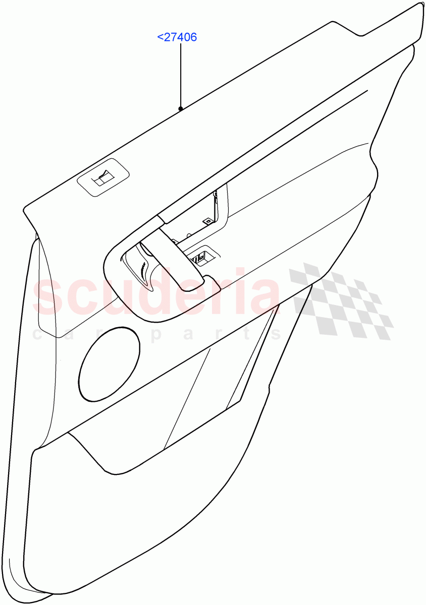 Rear Door Trim Panels(Halewood (UK)) of Land Rover Land Rover Discovery Sport (2015+) [2.0 Turbo Diesel]