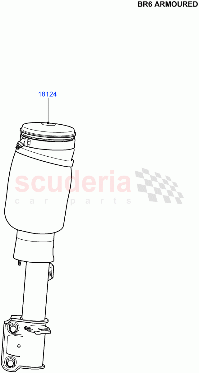 Front Suspension Struts And Springs(With B6 Level Armouring)((V)FROMAA000001) of Land Rover Land Rover Range Rover (2010-2012) [5.0 OHC SGDI SC V8 Petrol]