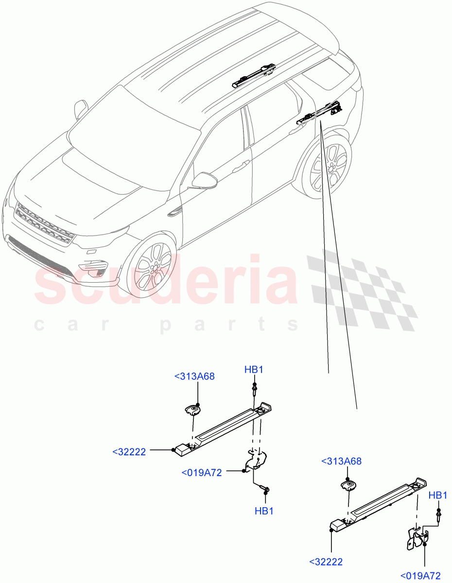 Load Compartment Trim(Floor)(Changsu (China))((V)FROMFG000001) of Land Rover Land Rover Discovery Sport (2015+) [2.0 Turbo Diesel]