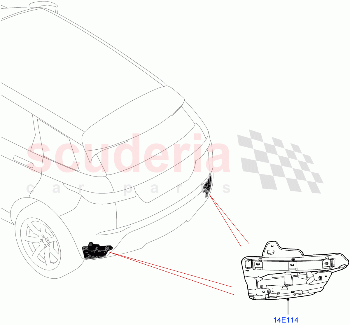 Vehicle Modules And Sensors(Tailgate - Hands Free,Itatiaia (Brazil)) of Land Rover Land Rover Range Rover Evoque (2019+) [2.0 Turbo Diesel]