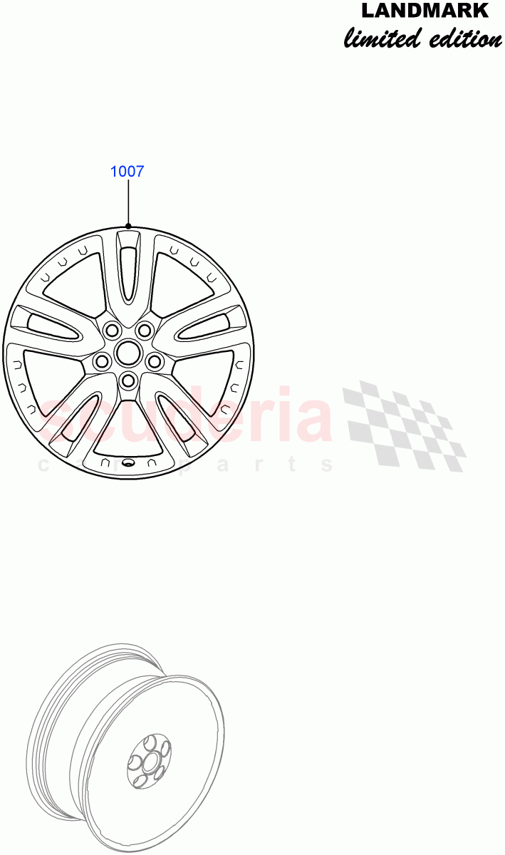 Wheels(Landmark Limited Edition)((V)FROMBA000001) of Land Rover Land Rover Discovery 4 (2010-2016) [3.0 Diesel 24V DOHC TC]