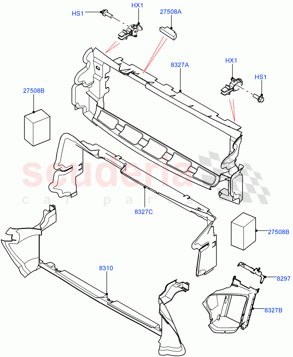 Air Deflectors(Halewood (UK)) of Land Rover Land Rover Range Rover Evoque (2012-2018) [2.0 Turbo Diesel]