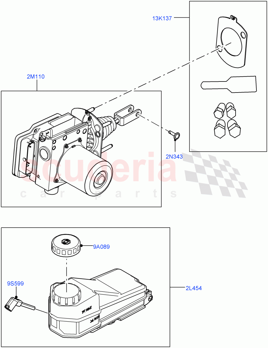 Brake And ABS Pump of Land Rover Land Rover Defender (2020+) [2.0 Turbo Petrol AJ200P]