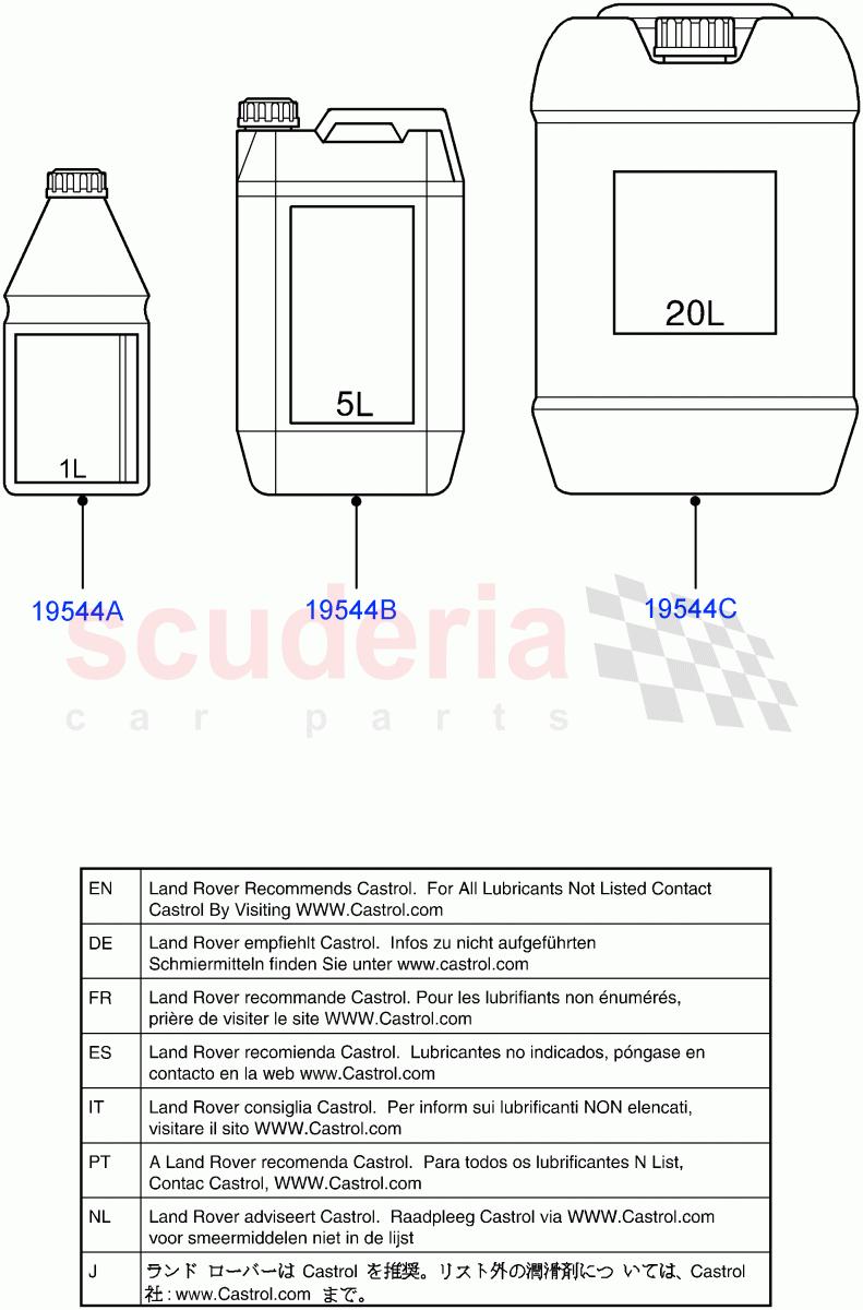 Anti - Freeze(Nitra Plant Build)((V)FROMK2000001) of Land Rover Land Rover Discovery 5 (2017+) [3.0 Diesel 24V DOHC TC]