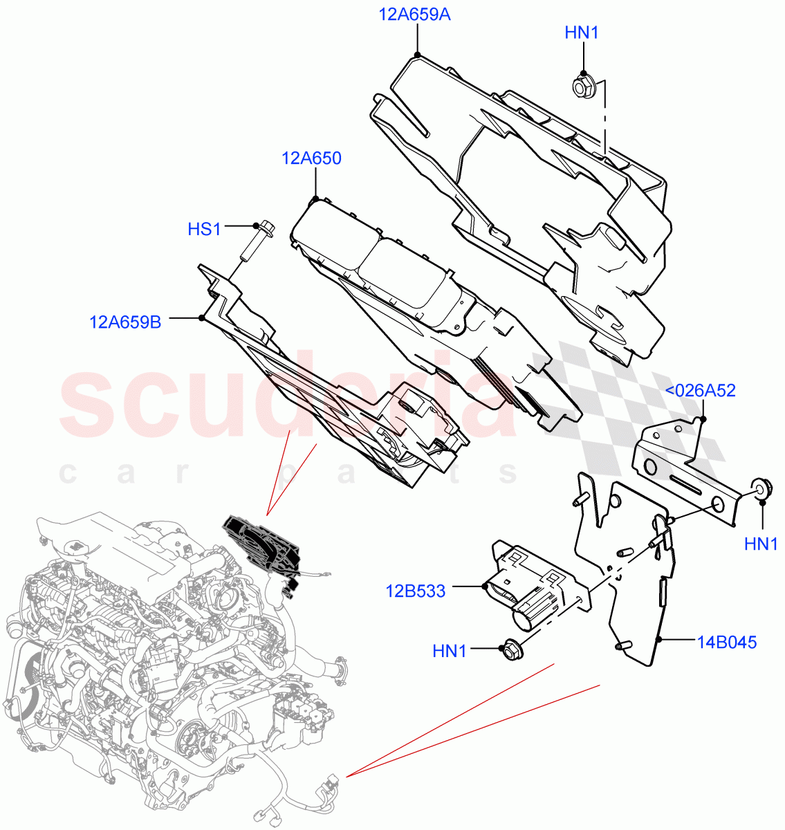 Engine Modules And Sensors(2.0L AJ20D4 Diesel LF PTA,Halewood (UK),2.0L AJ20D4 Diesel Mid PTA) of Land Rover Land Rover Range Rover Evoque (2019+) [2.0 Turbo Diesel]