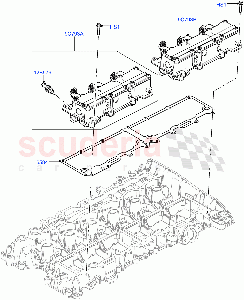 Variable Valve Lift Unit (3.0L AJ20P6 Petrol High) ((V) FROMKA000001) of Land Rover Land Rover Range Rover Velar (2017+) [3.0 I6 Turbo Petrol AJ20P6]