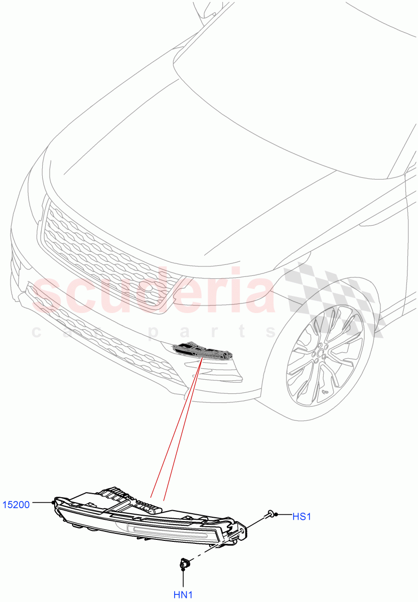 Front Fog Lamps(With Front Fog Lamps) of Land Rover Land Rover Range Rover Velar (2017+) [2.0 Turbo Diesel]