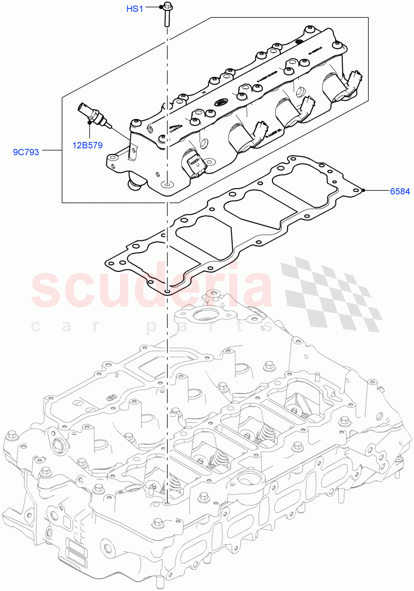 Variable Valve Lift Unit (Solihull Plant Build) (2.0L I4 Mid DOHC AJ200 Petrol, 2.0L I4 High DOHC AJ200 Petrol, 2.0L AJ200P Hi PHEV) ((V) FROMHA000001) of Land Rover Land Rover Discovery 5 (2017+) [2.0 Turbo Petrol AJ200P]