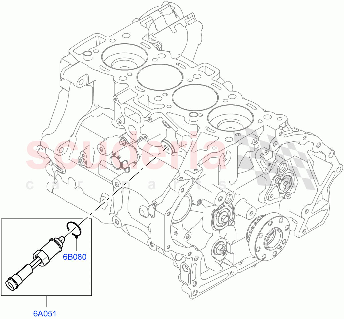 Engine Heater(2.0L I4 DSL MID DOHC AJ200,Itatiaia (Brazil),2.0L I4 DSL HIGH DOHC AJ200)((V)FROMGT000001) of Land Rover Land Rover Range Rover Evoque (2012-2018) [2.0 Turbo Diesel]